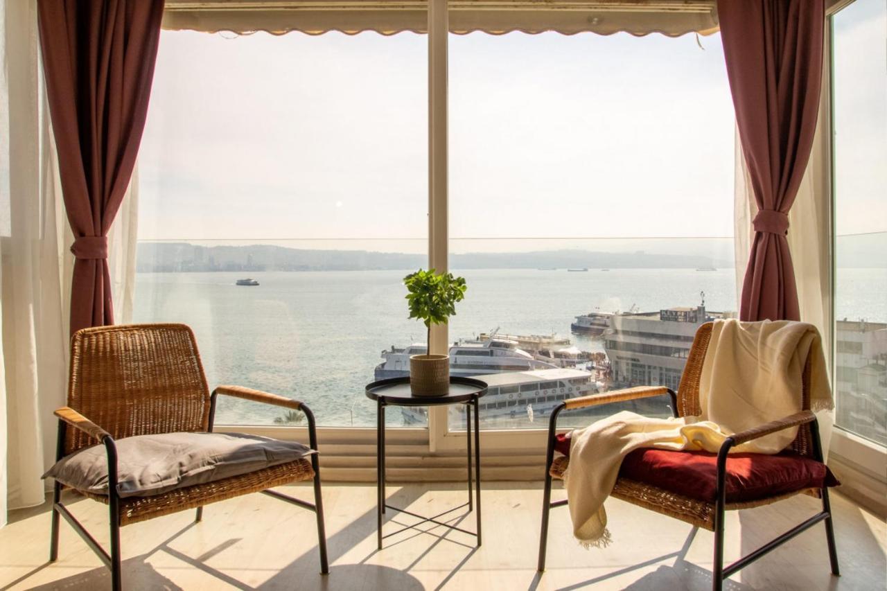 Exceptional Flat With Gorgeous Sea View In Izmir Daire Dış mekan fotoğraf